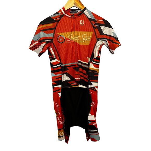 Vie 13 Warrny Kustom Apparel Womens Cycling Suit Padded Seat Large Sweet Spot - Picture 1 of 11